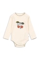 Bombažen body za dojenčka Konges Sløjd MINNIE BODY GOTS Izdelek za dojenčke bež KS105002.PPY2