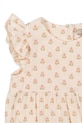 Konges Sløjd rampers niemowlęcy bawełniany beżowy KS104741.PPY2