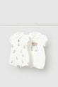 Mayoral Newborn rampers niemowlęcy 2-pack 2-pack beżowy 1704.2B.Newborn.PPY2