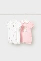 Mayoral Newborn rampers niemowlęcy 2-pack 2-pack różowy 1704.2B.Newborn.PPY2