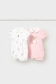Mayoral Newborn rampers niemowlęcy 2-pack 2-pack różowy 1704.2B.Newborn.PPY2