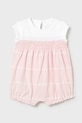 Mayoral Newborn rampers niemowlęcy 2-pack 1705.2D.Newborn.PPY2 różowy SS26