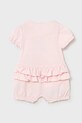 Dziewczynka Mayoral Newborn rampers niemowlęcy 2-pack 1705.2D.Newborn.PPY2 różowy