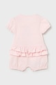 Dziewczynka Mayoral Newborn rampers niemowlęcy 2-pack 1705.2D.Newborn.PPY2 różowy