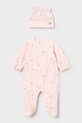Mayoral Newborn śpioszki niemowlęce różowy 1706.2F.Newborn.PPY2