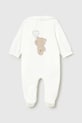 Detský bavlnený overal Mayoral Newborn 1711.2K.Newborn.PPY2 béžová SS26