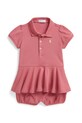 Polo Ralph Lauren rampers niemowlęcy różowy 310910192500