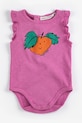 Bodi za bebe Bobo Choses Tangerine 126AB007 roza SS26