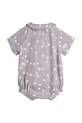 Mini Rodini body niemowlęce Starfall 26240117 fioletowy SS26