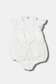 Jamiks rampers niemowlęcy bawełniany NUBBI biały NUBBI.Ramper.JLI025.G
