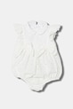 Jamiks rampers niemowlęcy bawełniany NUBBI biały NUBBI.Ramper.JLI025.G