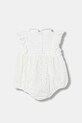 Jamiks rampers niemowlęcy bawełniany NUBBI NUBBI.Ramper.JLI025.G biały SS26