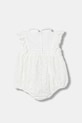 Jamiks rampers niemowlęcy bawełniany NUBBI NUBBI.Ramper.JLI025.G biały SS26