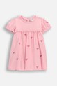 Šaty pre bábätká Coccodrillo s elastanom ružová WC6129601HGN