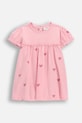 Šaty pre bábätká Coccodrillo s elastanom ružová WC6129601HGN