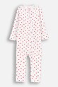 Dětský bavlněný overal Coccodrillo Kojenecký výrobek bílá WC6404201PJS