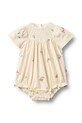 Wheat rampers bawełniany niemowlęcy Produkt niemowlęcy beżowy 4975.235.GOTS