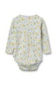 Wheat bébi pamut body 9105.129.GOTS kék SS26