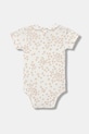 United Colors of Benetton body niemowlęce bawełniane 30NDAB00Y.W.Stagionale biały SS26