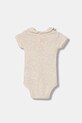 United Colors of Benetton body za dojenčke bombažen 30NDAB00Y.W.Stagionale bež SS26