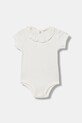 United Colors of Benetton body dziecięce bawełniane z elastanem biały 3F1EAB00V.W.Stagionale