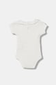United Colors of Benetton body dziecięce bawełniane z elastanem 3F1EAB00V.W.Stagionale biały SS26