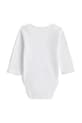 Tommy Hilfiger body di cotone neonato/a KN0KN02133.PPY2 bianco SS26