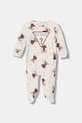Guess śpioszki bawełniane niemowlęce Produkt niemowlęcy beżowy H6RW00.KA6W4.PPY2