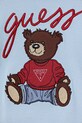 Chłopiec Guess pajacyk niemowlęcy bawełniany H6RW01.KA6W4.PPY2 niebieski