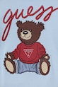 Chłopiec Guess pajacyk niemowlęcy bawełniany H6RW01.KA6W4.PPY2 niebieski