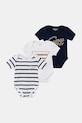 Guess body niemowlęce z bawełną 3-pack Produkt niemowlęcy biały H6RW05.KA6W1.PPY2