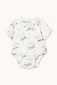 Дитяче бавовняне боді Tinycottons TINY & TINY KNITTED BODY білий SS26.009