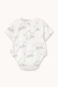 Дитяче бавовняне боді Tinycottons TINY & TINY KNITTED BODY SS26.009 білий SS26
