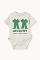 Tinycottons body bawełniane niemowlęce FROG & FROG GRAPHIC BODY szary SS26.055