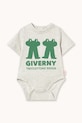 Tinycottons body bawełniane niemowlęce FROG & FROG GRAPHIC BODY szary SS26.055