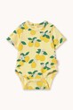 Tinycottons body niemowlęce ORANGES RIB BODY żółty SS26.116