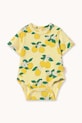 Tinycottons body niemowlęce ORANGES RIB BODY żółty SS26.116