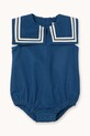 Tinycottons body niemowlęce STRIPES LINEN BODY granatowy SS26.223