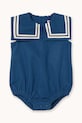 Tinycottons body niemowlęce STRIPES LINEN BODY granatowy SS26.223
