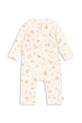 Konges Sløjd pajacyk niemowlęcy bawełniany MINNIE NEWBORN ONESIE GOTS beżowy KS105004.PPY2