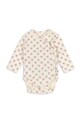 Bodi za bebe Konges Sløjd BASIC LS NEWBORN BODY GOTS Proizvod za bebe bež KS104674.PPY2