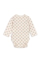 Bodi za bebe Konges Sløjd BASIC LS NEWBORN BODY GOTS KS104674.PPY2 bež SS26