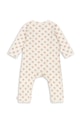 Chlapec Overal pre bábätká Konges Sløjd BASIC NEWBORN ONESIE GOTS KS104675.PPY2 béžová