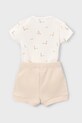 Băieți Mayoral Newborn body bebe 2-pack 1630.1A.Newborn.PPY2 bej