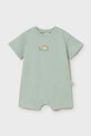 Mayoral Newborn rampers bawełniany niemowlęcy zielony 1646.2A.Newborn.PPY2