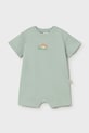 Mayoral Newborn rampers bawełniany niemowlęcy zielony 1646.2A.Newborn.PPY2