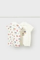 Mayoral Newborn rampers niemowlęcy 2-pack 2-pack biały 1719.1E.Newborn.PPY2