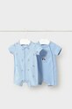 Комбінезон для немовлят Mayoral Newborn 2-pack 2 шт блакитний 1719.1E.Newborn.PPY2