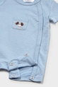 Комбінезон для немовлят Mayoral Newborn 2-pack блакитний 1719.1E.Newborn.PPY2