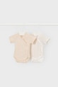 Боди для младенцев Mayoral Newborn 2 шт бежевый 1725.1A.Newborn.PPY2